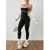 Women's Quick Dry Fitness Yoga Bodysuit Tight Outdoor Sports One-Piece Comfortable Yoga Top