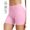 Women Seamless Knit Fitness Shorts High Stretch Peach Hip Pilates Training Shorts