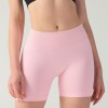 Women Seamless Knit Fitness Shorts High Stretch Peach Hip Pilates Training Shorts