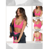 Women Naked Feel Double Brushed Sports Bra Quick Dry Tight Fit Yoga Training Top