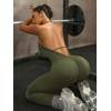 Solid Color Backless Halter Yoga Bodysuit High Elastic Sleeveless Compression Fitness Jumpsuit