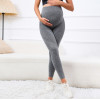 Women Seamless Maternity Leggings High Waist Belly Support Skinny Fitness Pants