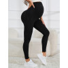 Over Belly High Waist Pregnancy Leggings Seamless Textured Full Length Maternity Active Wear