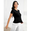 Women Quick Dry Athletic Short Sleeve Tops Slim Fit Yoga Workout Fitness T Shirts