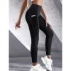 Women Front Zipper Yoga Sports Bra, Seamless Quick Dry Anti Shock Cropped Gym Tank Top