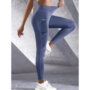 Women Front Zipper Yoga Sports Bra, Seamless Quick Dry Anti Shock Cropped Gym Tank Top