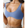 Unique Design U-Neck Sports Bra, Nude Double-Sided Brushed Yoga Top, Tight Fit Fitness Bra