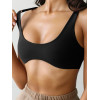 Unique Design U-Neck Sports Bra, Nude Double-Sided Brushed Yoga Top, Tight Fit Fitness Bra