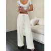 Elegant Women's Casual Versatile Solid‑Color Wide‑Leg Pants