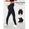 New Large Panel Pocket Women Leggings Design with High Waist Hip Lift Slimming Leggings Fitness Running Crop Pants