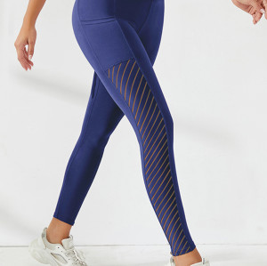 Large Panel Pocket Women Leggings Design with Hip Lift Slimming Leggings Fitness Running Pants
