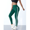Simple Yoga Leggings With Side Stripes For Women Tummy Control Slim Sports Casual Tights Gym Leggings