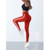 Simple Yoga Leggings With Side Stripes For Women Tummy Control Slim Sports Casual Tights Gym Leggings