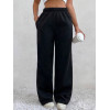 Women's Warm Pants Fleece Lined High Waist Casual Style Daily Wear With Pockets Jogging Sweatpants