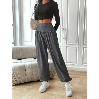 High Waist Women's Leggings Lantern Pants Cuffed Pants Dance Pant Gym Fitness Leggings