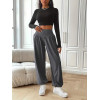 High Waist Women's Leggings Lantern Pants Cuffed Pants Dance Pant Gym Fitness Leggings