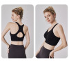 Women Front Zipper Sports Bra Vest, Plus Size Shock Resistant High Support Yoga Running Fitness Workout Underwear for Ladies