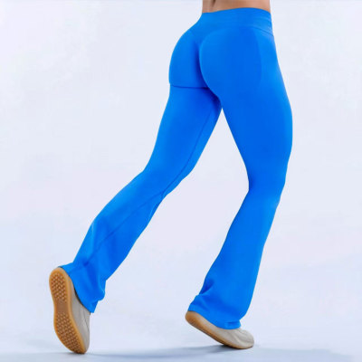 High Waist Bootcut Yoga Pants for Women Stretchy Flared Gym Running Workout Trousers