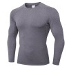 Men's Compression Long Sleeve Workout T‑Shirt Cool Dry Gym Athletic Base Layer Undershirt Tops