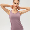 Women Racerback Sleeveless Yoga Sport Vest Quick‑Dry Running Gym Workout Training Casual T‑Shirt