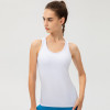 Women Racerback Sleeveless Yoga Sport Vest Quick‑Dry Running Gym Workout Training Casual T‑Shirt