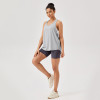 Women Loose Racerback Yoga Tank Top Quick Dry Sleeveless Workout Gym Running Fitness Vest Athletic Sports Shirt