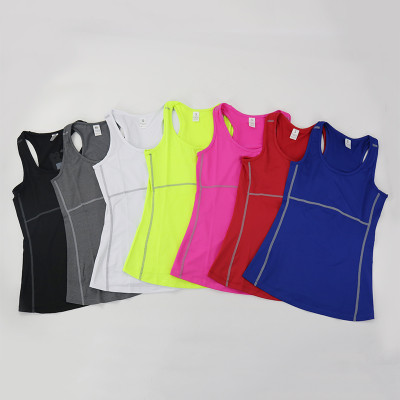 Women Tight‑Fit Square Neck Yoga Tank Top Quick‑Dry Sleeveless Gym Sport Vest