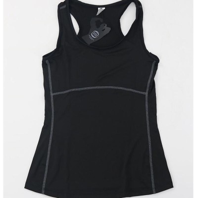 Women Tight‑Fit Square Neck Yoga Tank Top Quick‑Dry Sleeveless Gym Sport Vest