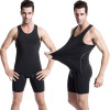 Men U‑Neck Compression Sleeveless Fitness Tank Top Quick Dry High Stretch Gym Workout Running Athletic Sport Vest Jersey