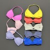 Women Halter Sports Bra Backless Yoga Bra High Support Fitness Workout Running Activewear Top