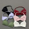 Women Halter Sports Bra Backless Yoga Bra High Support Fitness Workout Running Activewear Top