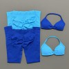 Women Seamless 2 Pieces Yoga Set Halter Backless Sports Bra High Waist Scrunch Leggings Gym Workout Activewear Suit