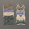 Women 2 Piece Ignite Sculpt Scrunch Yoga Set, Contrast Trim Sports Bra & High Waist Biker Shorts Fitness Running Suit