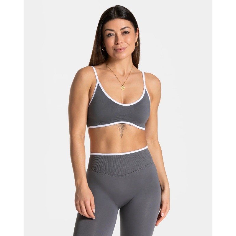 Seamless Color Block Sports Bra