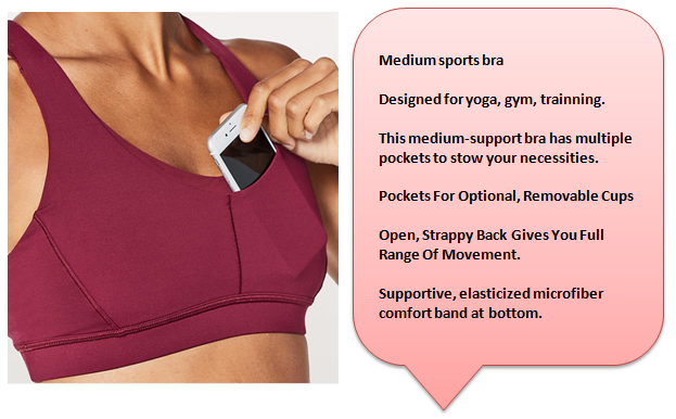 women sports bra