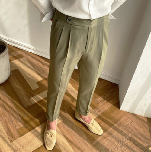 Comfortable Skin-friendly Easy Care Breathable Performance High Quality Elegant Classic Men Pants