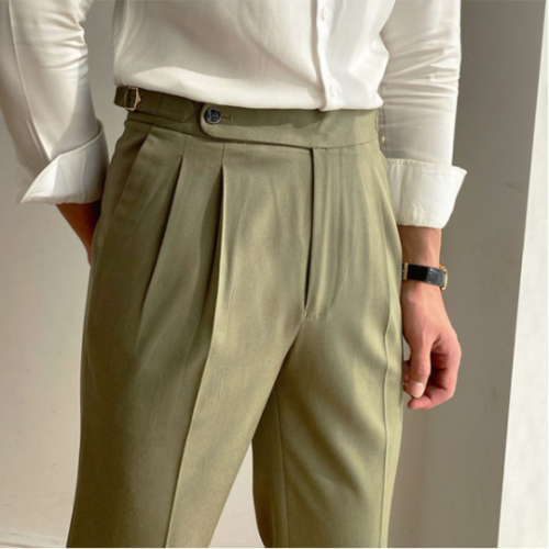 Comfortable Skin-friendly Easy Care Breathable Performance High Quality Elegant Classic Men Pants