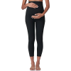 WMABC04 High waist phone pocket Cropped Maternity Active Legging