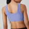 Sports Bras for Women , Ribbed fabric sports yoga bra, womens workout wear