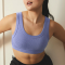 Sports Bras for Women , Ribbed fabric sports yoga bra, womens workout wear