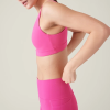 Womens Butterluxe Y Back Sports Bra Padded Racerback Low Impact Spaghetti Thin Strap Workout Yoga Bra