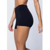 High waist pocket shorts for women compressive nylon spandex biker shorts