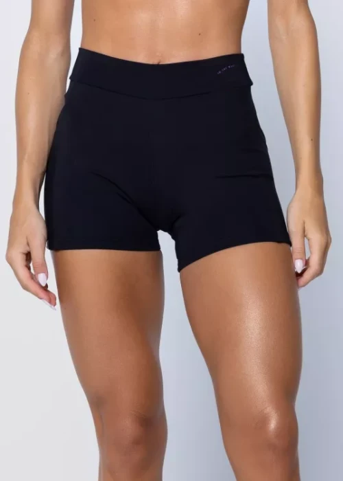 High waist pocket shorts for women compressive nylon spandex biker shorts