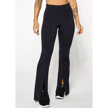 High waisted black essential flared leggings for women full length yoga pants