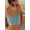Yoga Crop Tops Dance Tops Fitted Workout Crop Tops Yoga Tank Tops Athletic Sports Bra  for Women