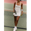 One piece Tennis clothing,  cross back tennis dress golf address active address