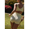Workout Outfits for Women 2 Piece Seamless Ribbed High Waist Shorts with Sports Bra Exercise Set