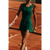 Tennis Dress with Shorts & Bra U Neck Golf Sleeveless Athletic Workout Dress with 2 Pockets
