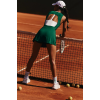 Tennis Dress with Shorts & Bra U Neck Golf Sleeveless Athletic Workout Dress with 2 Pockets