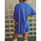 Two Piece Outfits for Women Lounge Sets Button Down Top and Shorts Set Over-sized Shirts